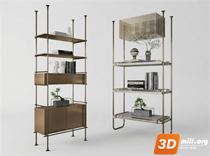 Decorative cabinet Skp Files